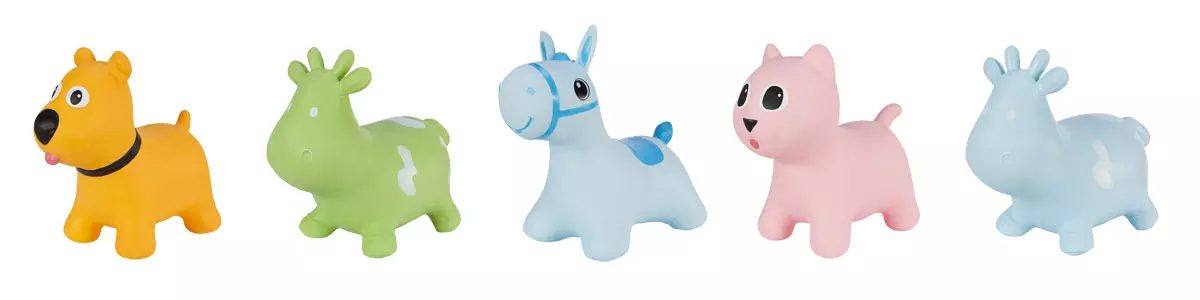 Gumowy zwierzak do skakania Hoppimals